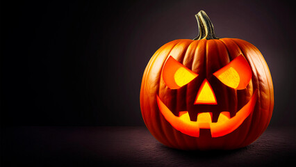 Glowing Halloween Pumpkin