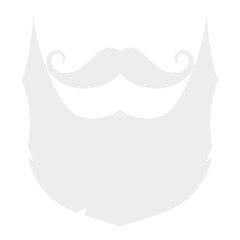 Beard Santa Claus Vector Illustration