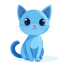 Obraz premium Cute Blue Cat.