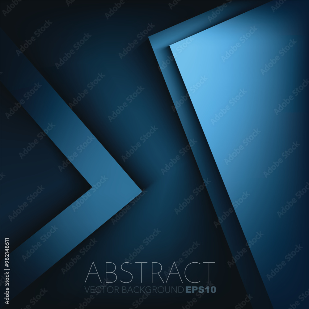 Fototapete graphic geometric triangle overlap vector layer background for text and message design