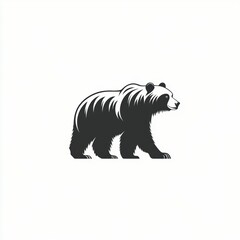 Obraz premium Bear Silhouette.