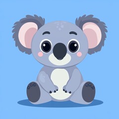 Obraz premium Cute Koala Sitting.