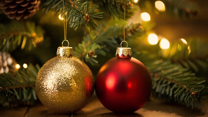 Photo of christmas ornaments