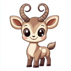 Fototapeta premium Cute Cartoon Deer.