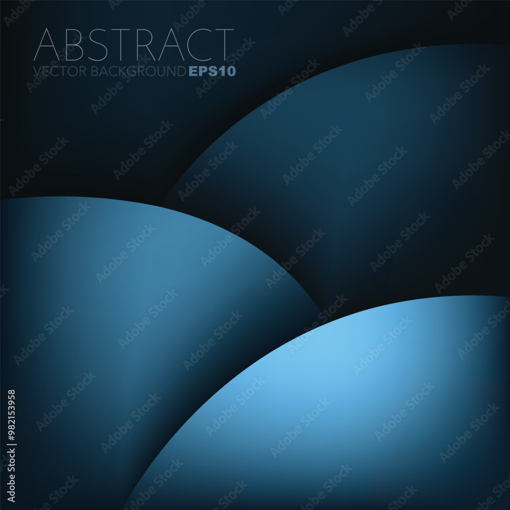 Fototapete graphic vector curve line overlap background for text and message design