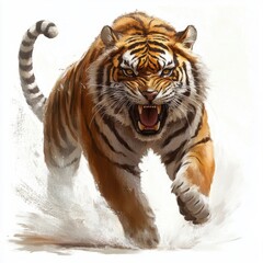 Obraz premium Roaring Tiger.