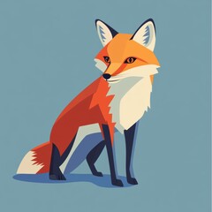 Obraz premium Fox Illustration.