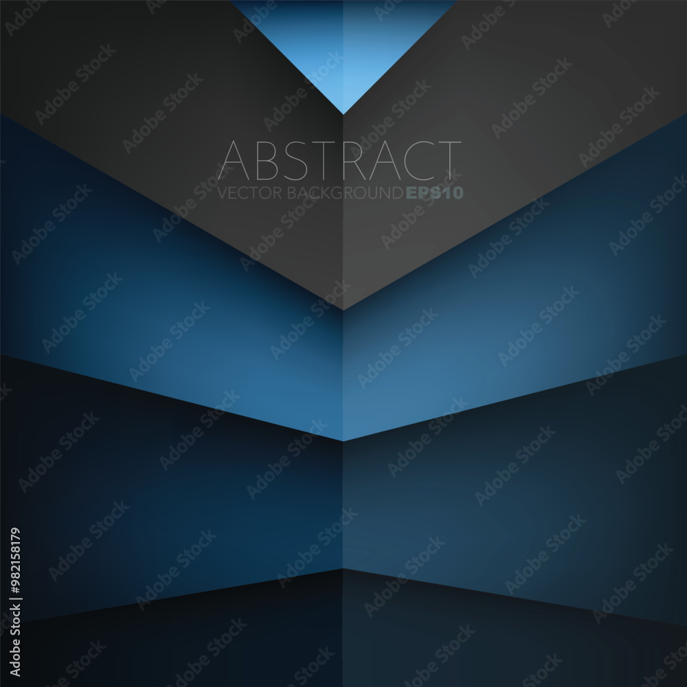 Fototapete graphic geometric triangle overlap vector layer background for text and message design
