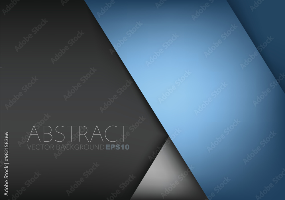 Fototapete graphic geometric triangle overlap vector layer background for text and message design