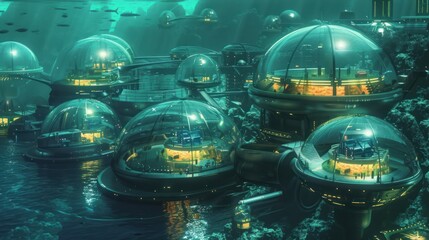 Underwater City of Domes