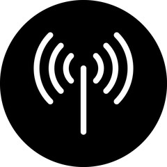 Wifi Signal Icons Set. Network signal, Internet sign. WIFI. Wifi signal strength. Wireless technology. Radio signals waves, radar, antenna, satellite signal symbols vector.