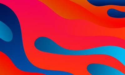 beautiful fluid colorful gradient wave pattern vector background