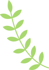 Leaves Branch Silhouette