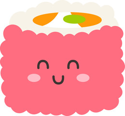 Sushi Japanese Food Character