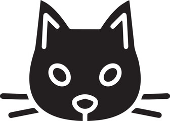 Cat icon symbol vector image illustration