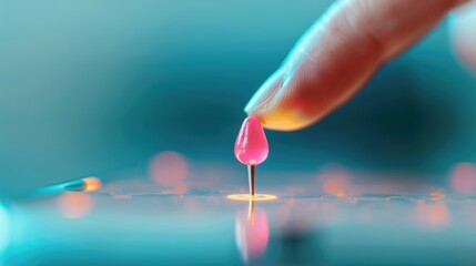 A close up shot of a finger tapping a geotag pin on a smartphone screen, highlighting the ease of navigation.