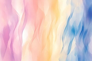 Fototapeta premium abstract colorful background with waves - generative ai. Beautiful simple AI generated image