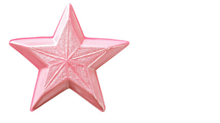 Fototapeta premium star on a white transparent background