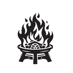 barner three lags - silhouette of burner 