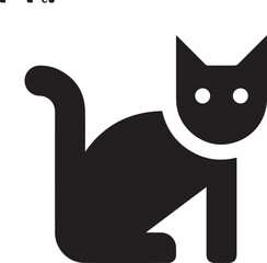 Cat icon symbol vector image illustration