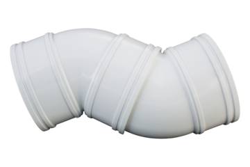 Durable White Plastic Elbow Pipe Fitting for Plumbing Systems,Efficient plumbing with elbow fittings