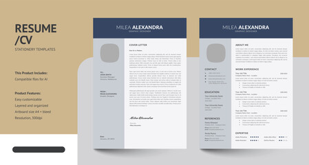 Clean, Modern and Professional CV Resume Design Templates