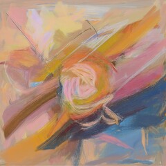 Pastel Silk Fabric River Design&rdquo;