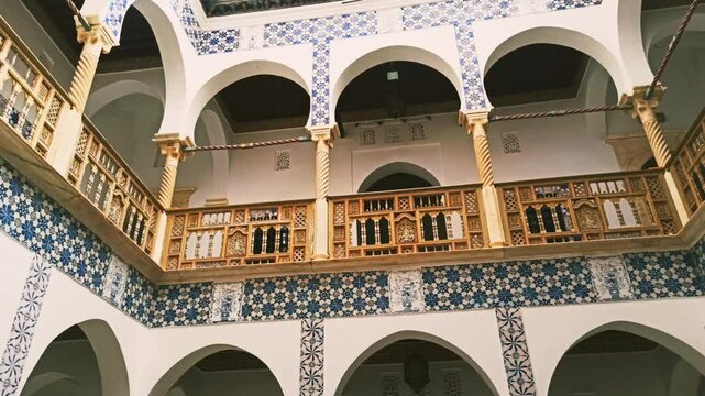 a historical tourist attraction highlighting arab-islamic architecture and algerian traditions in algiers