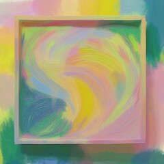 Pastel Silk Fabric River Design&rdquo;