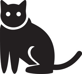 Cat icon symbol vector image illustration