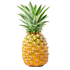 Fototapeta premium Fresh pineapple isolated on a white background. png