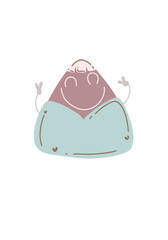 Origini stamp stickers illustration images pictures emotion emoji face decoration