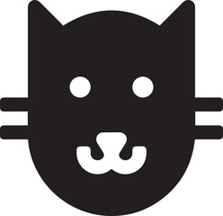 Cat icon symbol vector image illustration