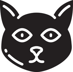 Cat icon symbol vector image illustration