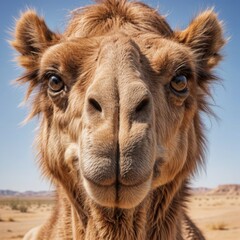 camel head close up
