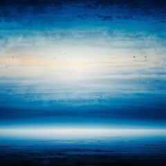 Obraz premium A stunning sunset over the ocean horizon with a soft gradient sky and calm water, perfect for travel, nature, or relaxation-themed designs. 