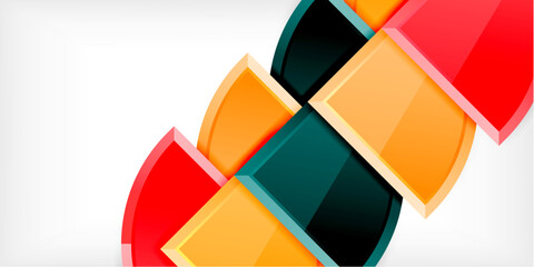 Triangle circles background. Vector Illustration For Wallpaper, Banner, Background, Card, Book Illustration, landing page