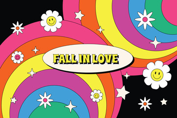 Groovy Retro Background Designs