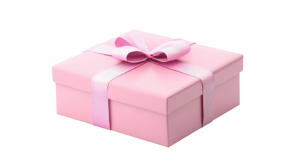 gift box on white transparent background