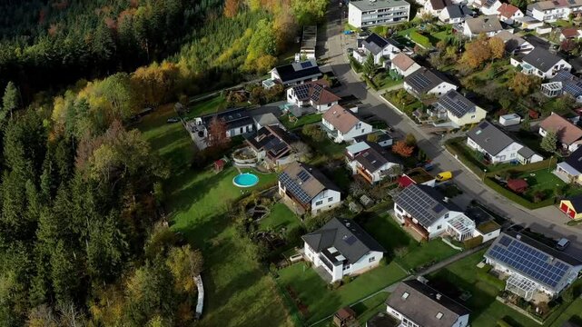 Aerial view of the town centre of Tuttlingen, Black Forest, Baar, Heuberg, Baden-W&uuml;rttemberg, Germany