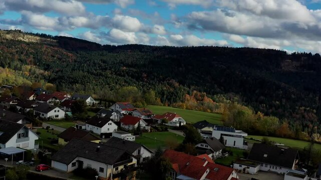Aerial view of the town centre of Tuttlingen, Black Forest, Baar, Heuberg, Baden-W&uuml;rttemberg, Germany