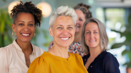 Group of Bussines Women at Work, Age and Race Diversity, DEI, DEIB