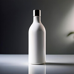 “Luxury Skincare Bottle Mockup with Minimalist Design