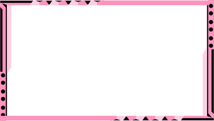 pink twitch overlay cam panel