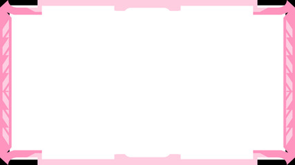 pink twitch overlay cam panel