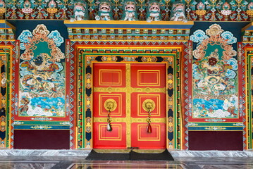 Ralang Monastery door Ravangla, Sikkim, India