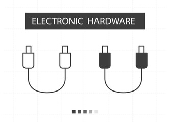 USB C To USB C, usb icon, electronic hardware icons
