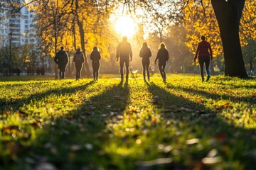 friendship, summer holidays and people concept - group of happy friends having fun on beach. Beautiful simple AI generated image