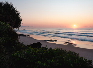 sunrise on the beach