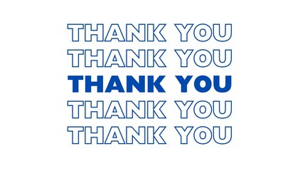 Thank You Text, Thank You Plastic Bag, Vector Illustration Background
